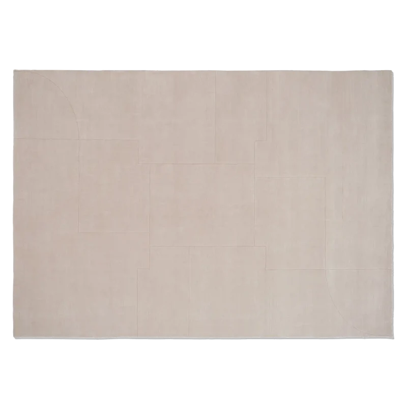 Geometric Maze - Handcrafted Rug