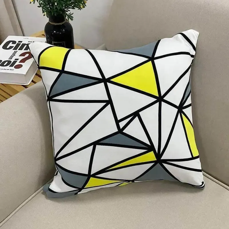 2 Housses De Coussin Disignmobon Pour Canapé - 45 x 45 Cm