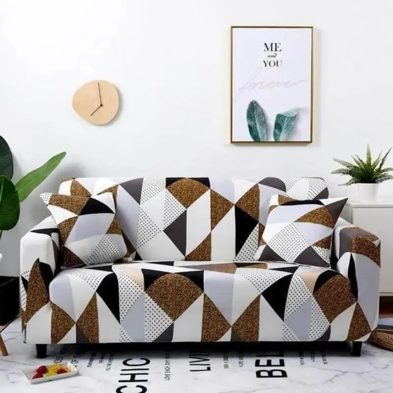 2 Housses De Coussin Geocosy Pour Canapé - 45 x 45 Cm