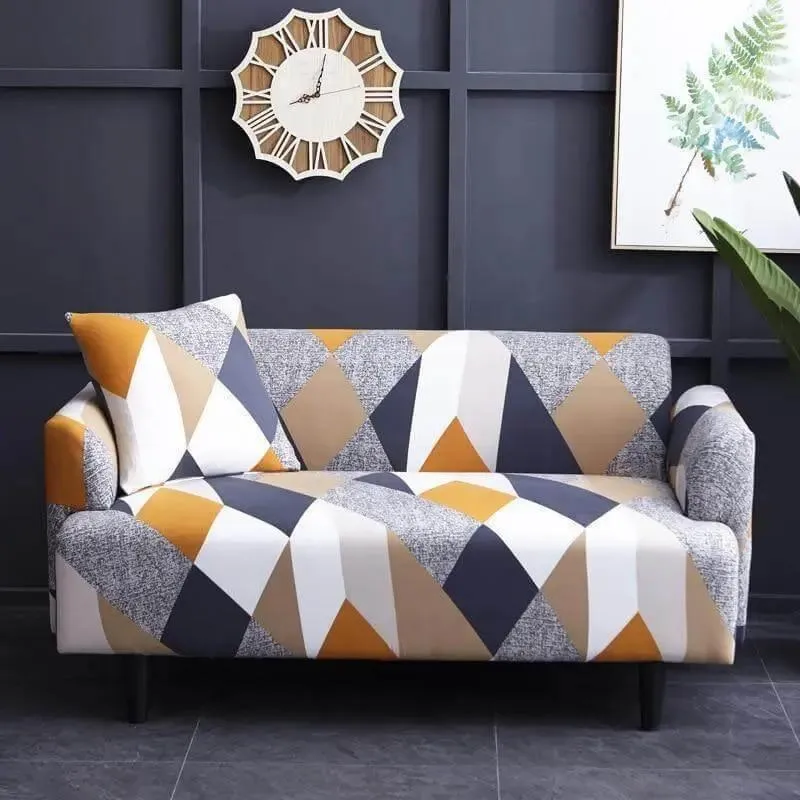 2 Housses De Coussin Pour Canapé Hexagonor - 45 x 45 Cm