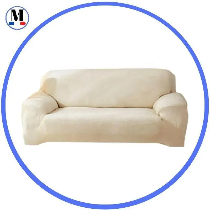 Velours Lvory - Housse de Canapé Extensible