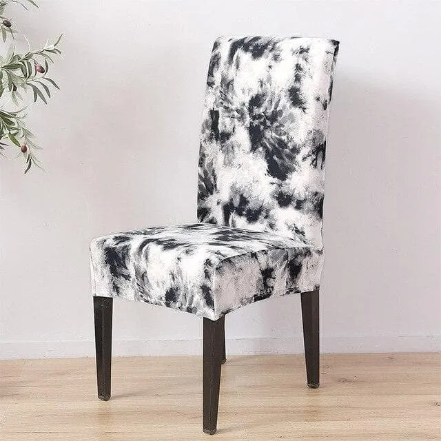 Housse de Chaise Empreinte Noire