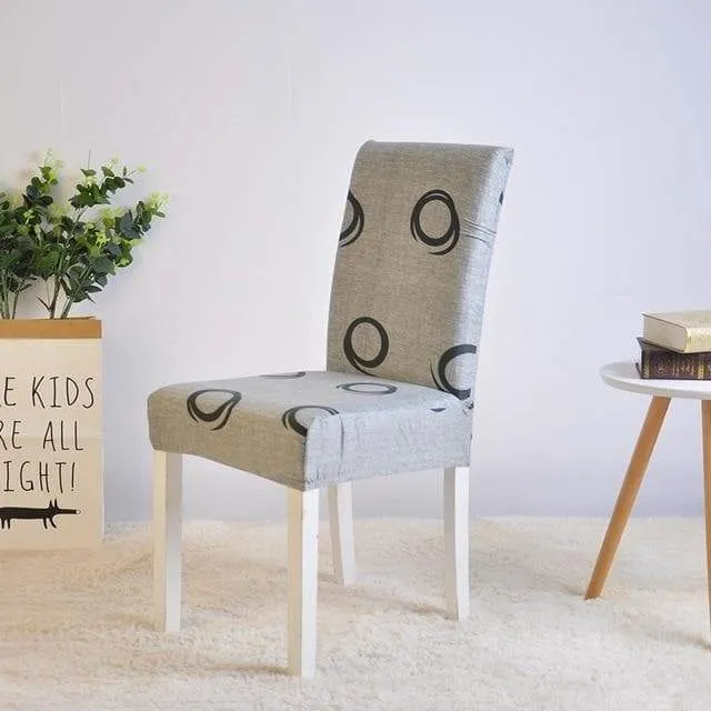 Housse de Chaise Nébuleuse Grise