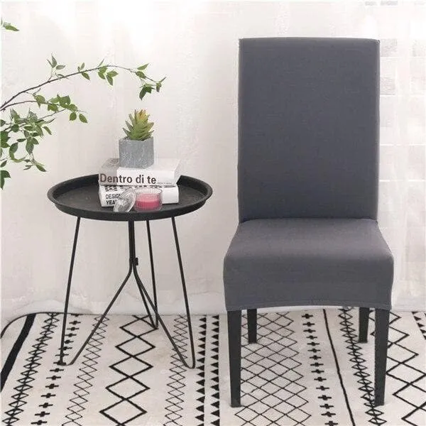 Housse de Chaise Gris Anthracite