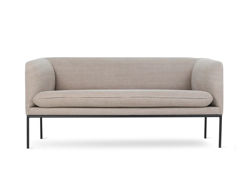 Turn Sofa 2-seater - Cotton Linen - Natural