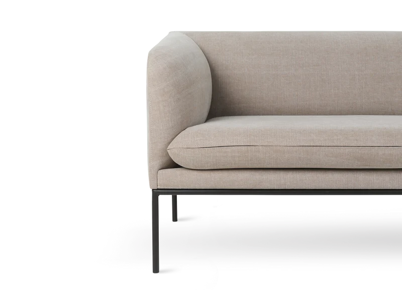 Turn Sofa 2-seater - Cotton Linen - Natural