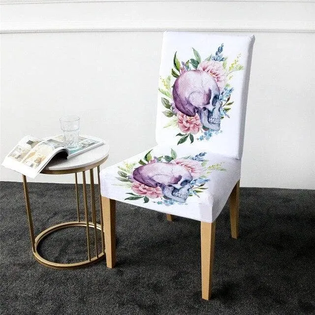 Housse de Chaise Tête de Mort