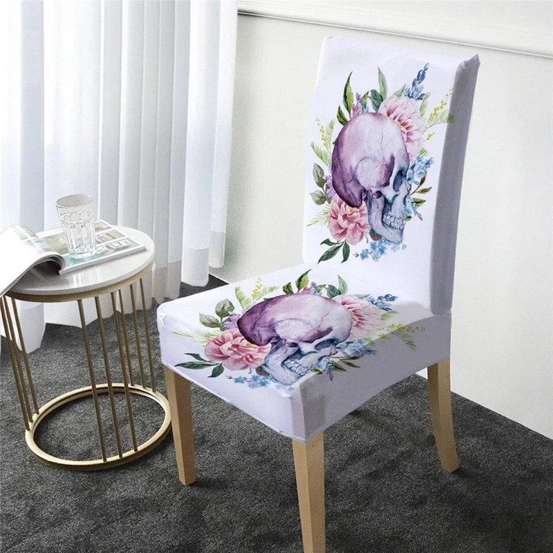 Housse de Chaise Tête de Mort