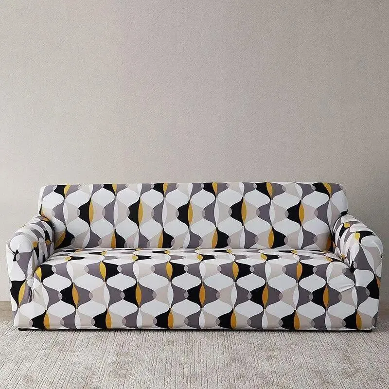 Motif Daphne - Housse de Canapé Extensible