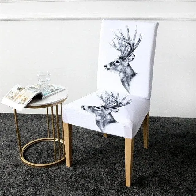 Housse de Chaise Renne Nordique