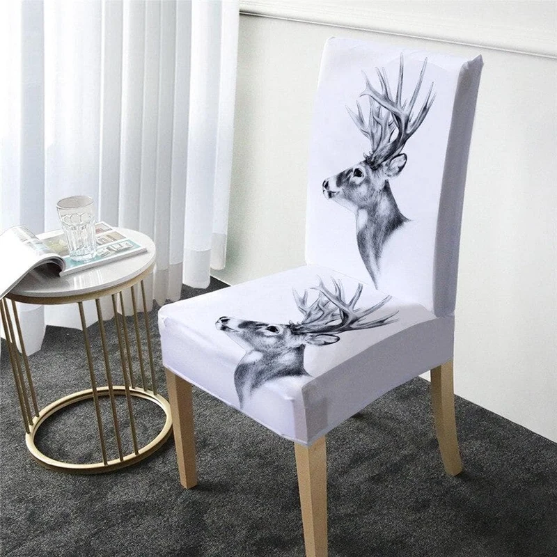 Housse de Chaise Renne Nordique