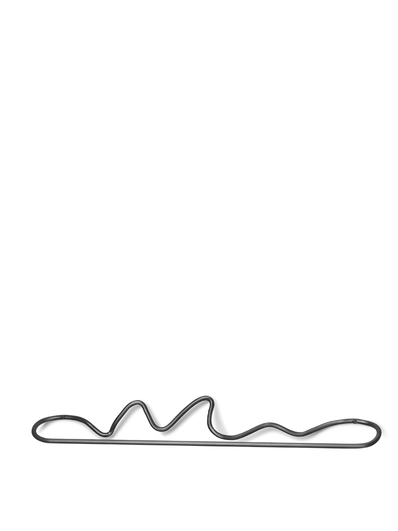 Curvature Towel Hanger - Black Brass