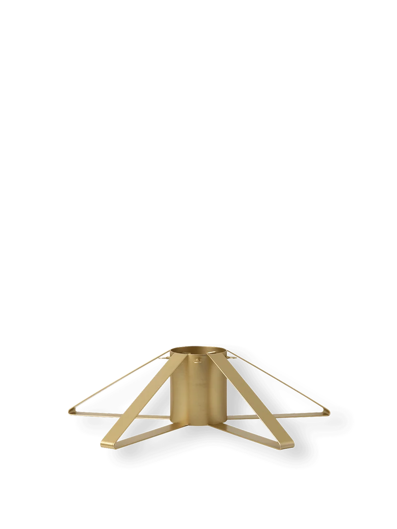 Christmas Tree Foot - Brass