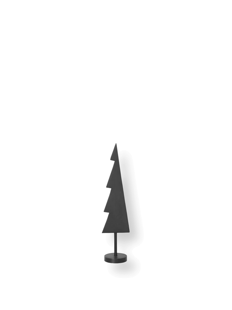 Winterland Black Brass Tree - Solid