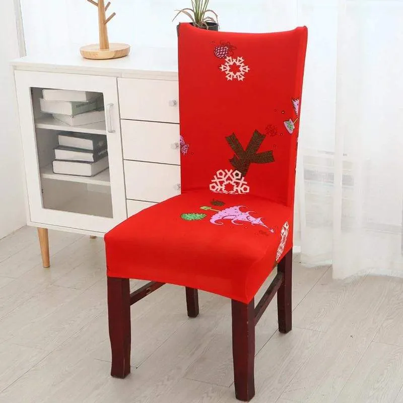 Housse de Chaise Noël Santa Klaus
