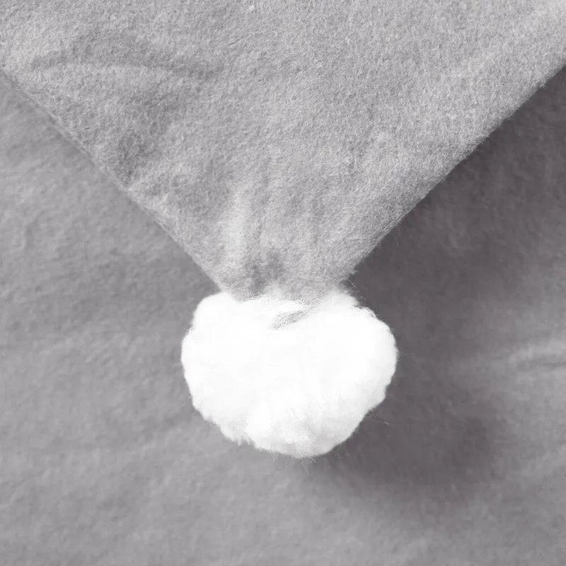 Housse de Chaise Noël Bonnet Gris