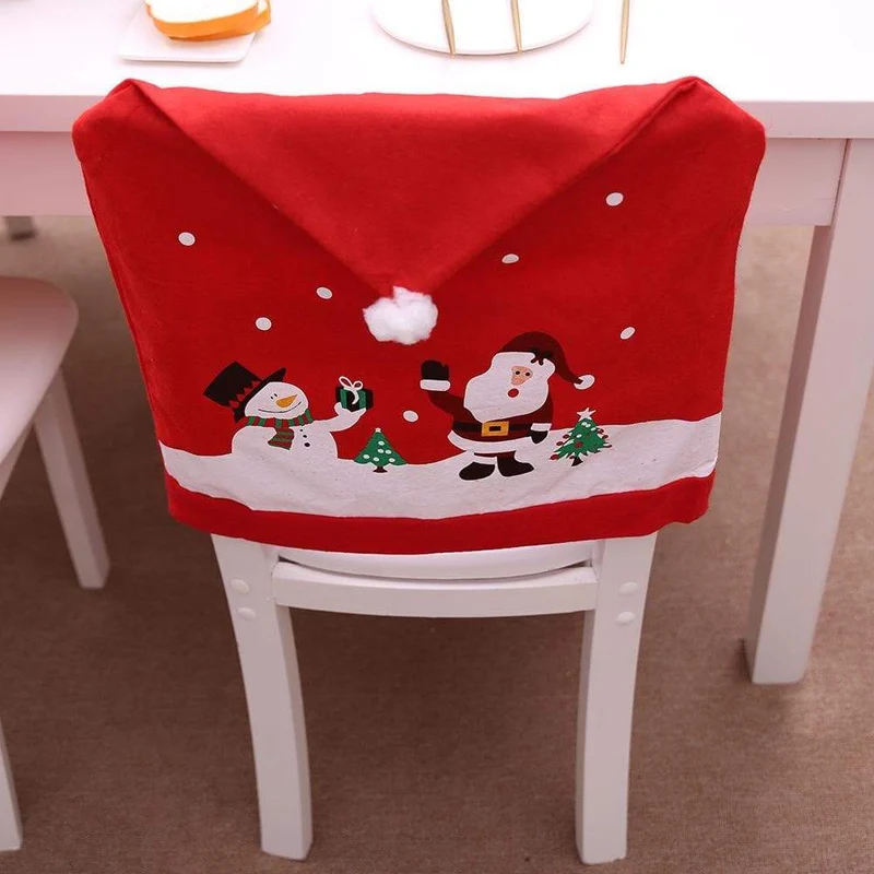 Housse de Chaise Noël Bonnet Pere Noel