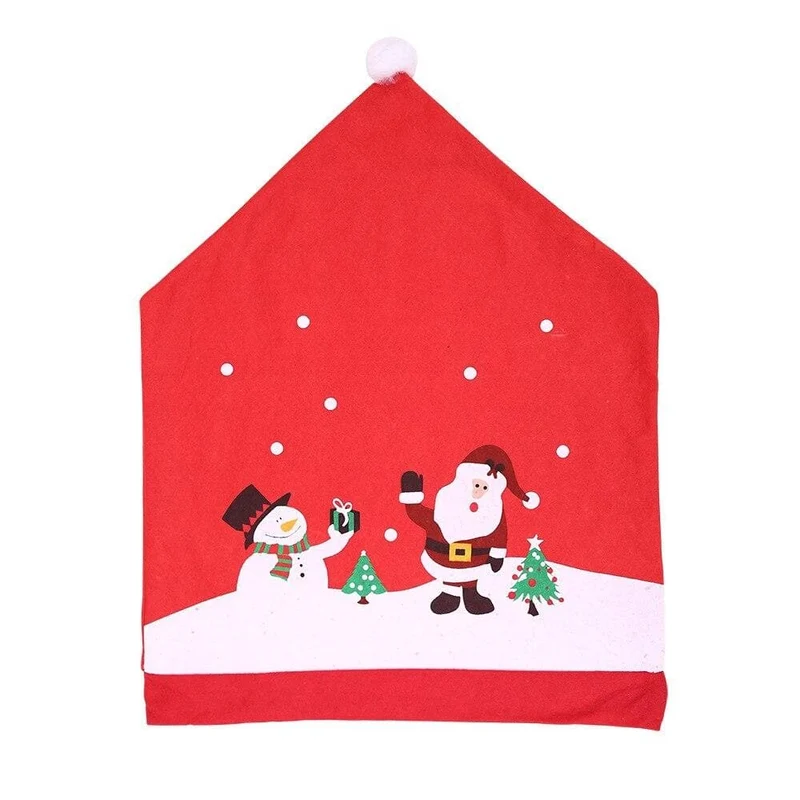 Housse de Chaise Noël Bonnet Pere Noel