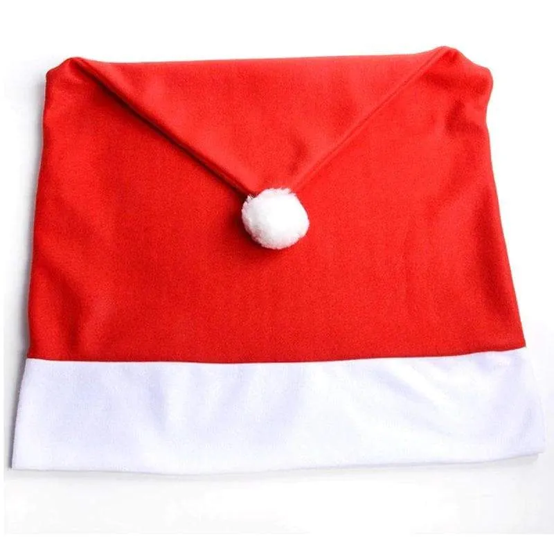 Housse de Chaise Noël Bonnet Rouge