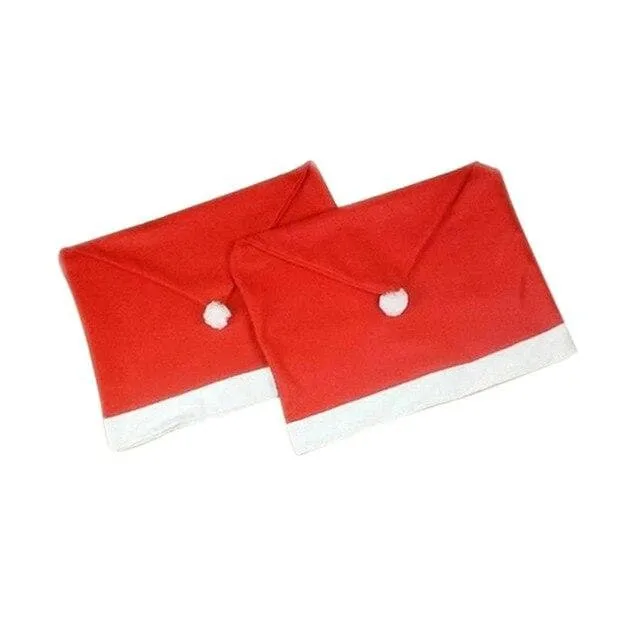 Housse de Chaise Noël Bonnet Rouge