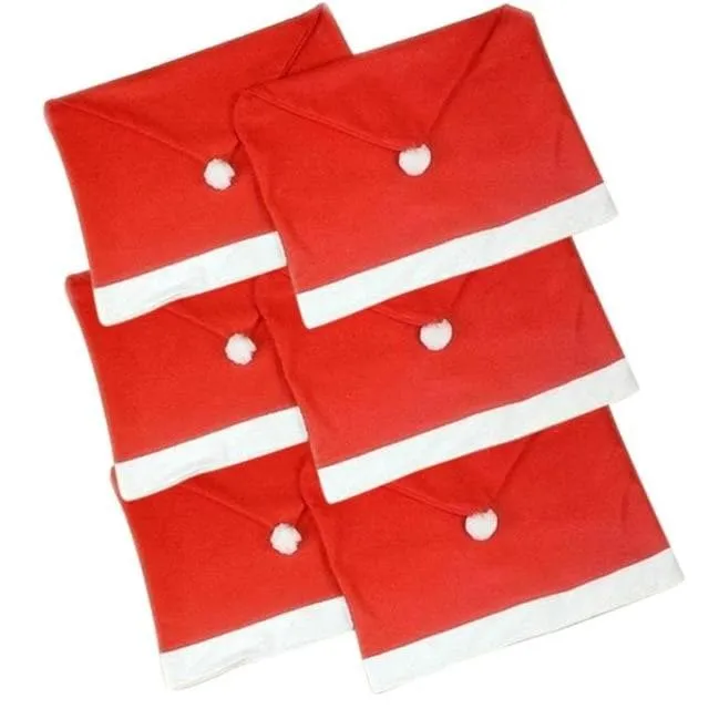 Housse de Chaise Noël Bonnet Rouge
