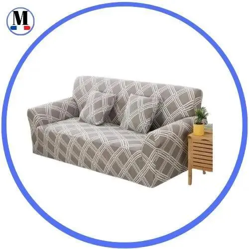 Motif Maillonchain - Housse de Canapé Extensible
