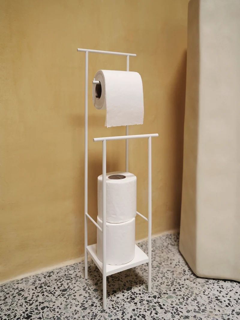 Dora Toilet Paper Stand - White
