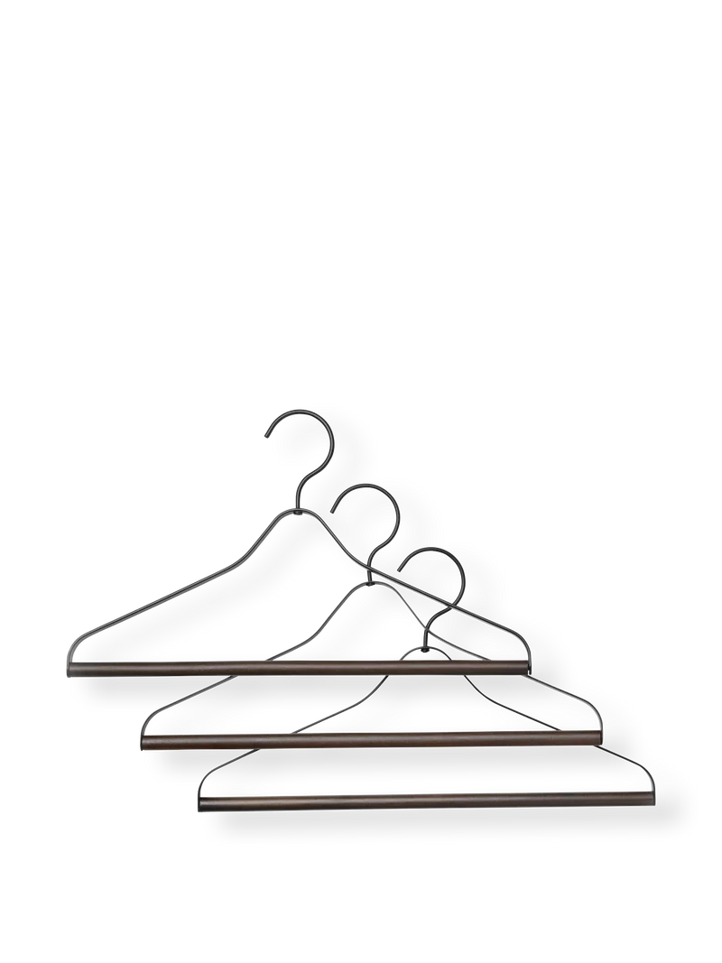 Coat Hanger - Set of 3 - Black