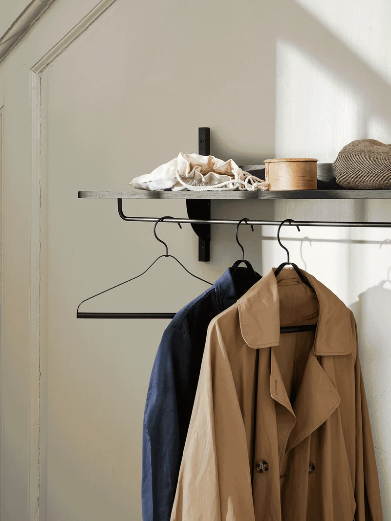 Coat Hanger - Set of 3 - Black