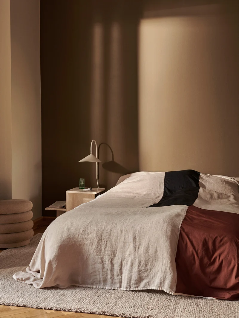 Distinct Side Table - Travertine