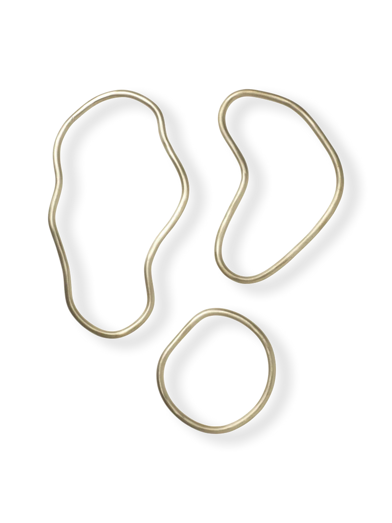 Pond Trivets - Set of 3 - Brass