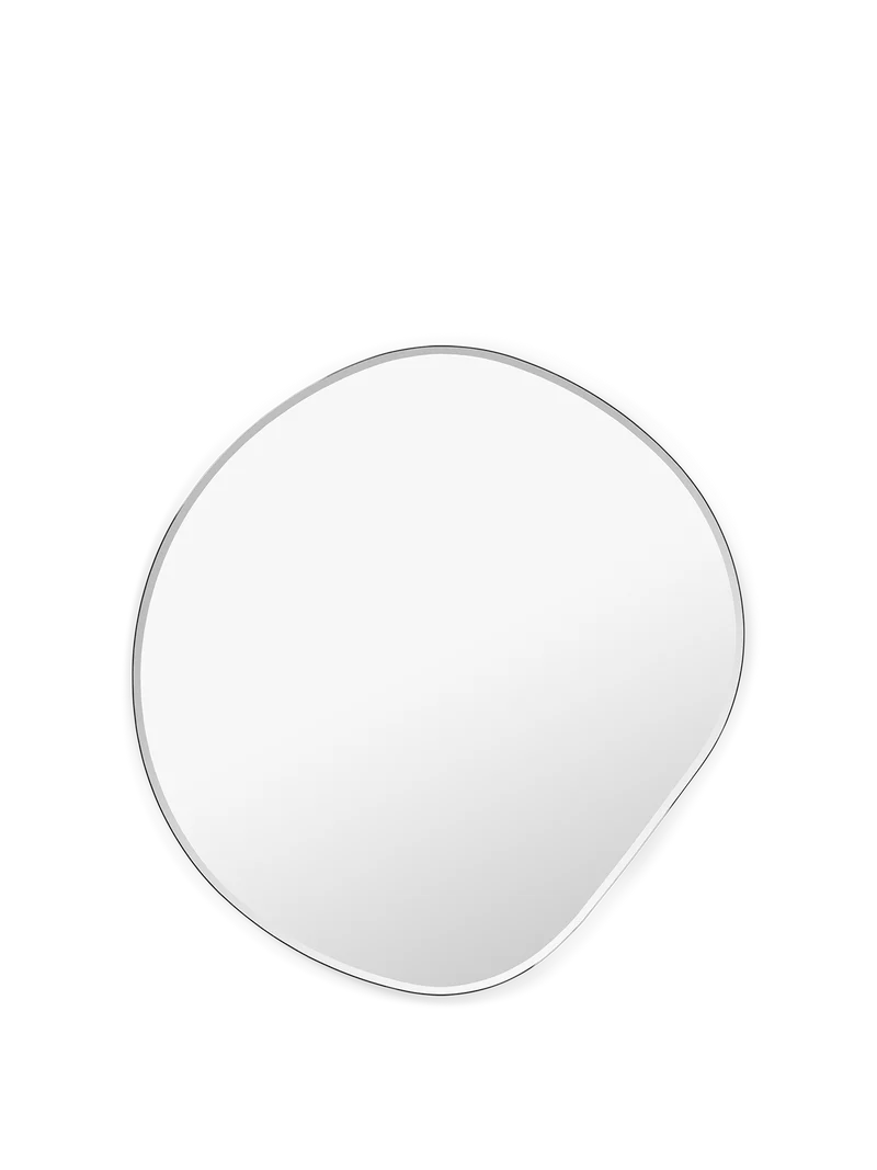 Pond Mirror - Small - Dark Chrome