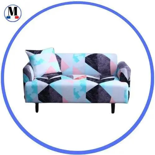 Motif Geocool - Housse de Canapé Extensible