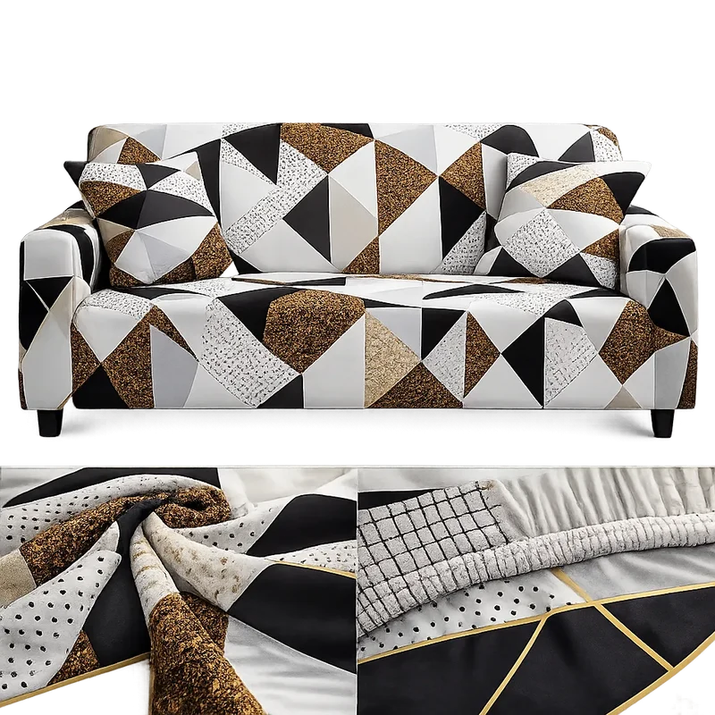 Motif Geocosy - Housse De Canapé Extensible