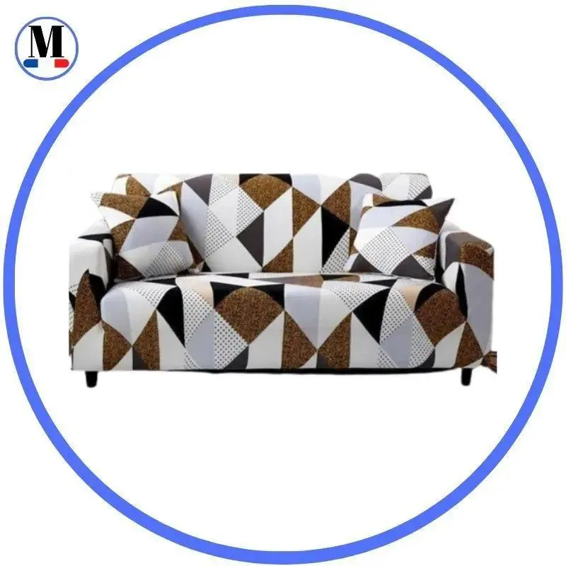 Motif Geocosy - Housse De Canapé Extensible