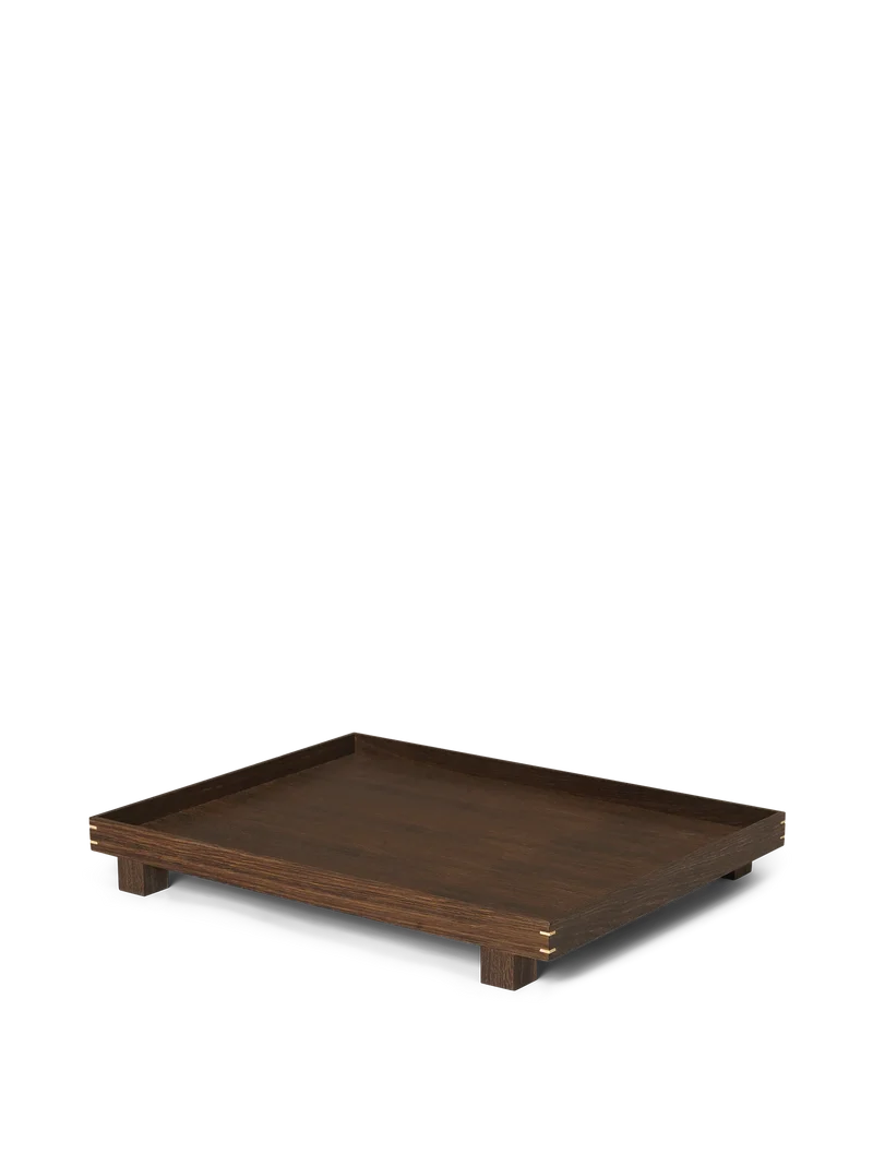 Bon Wooden Tray - Large - Smoked Oak