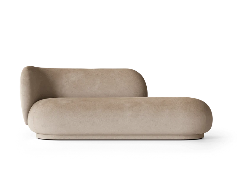 Rico Divan Left - Faded Velvet - Sand
