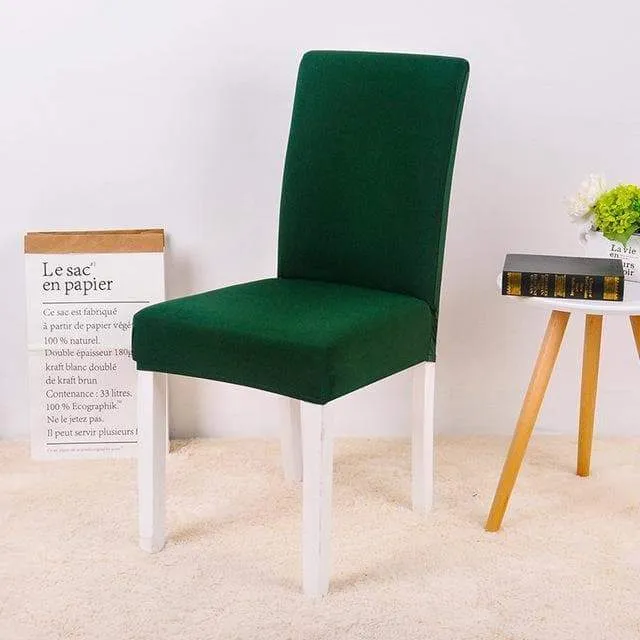 Housse de Chaise Vert Foncé