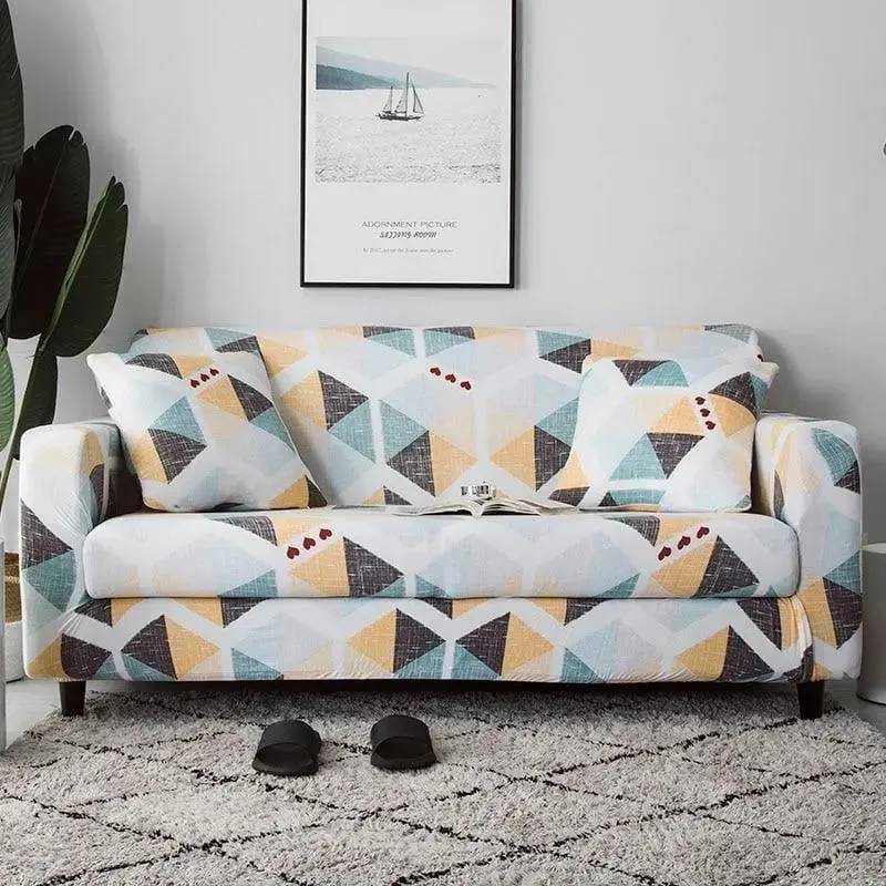 Motif Métriedesi - Housse de Canapé Extensible