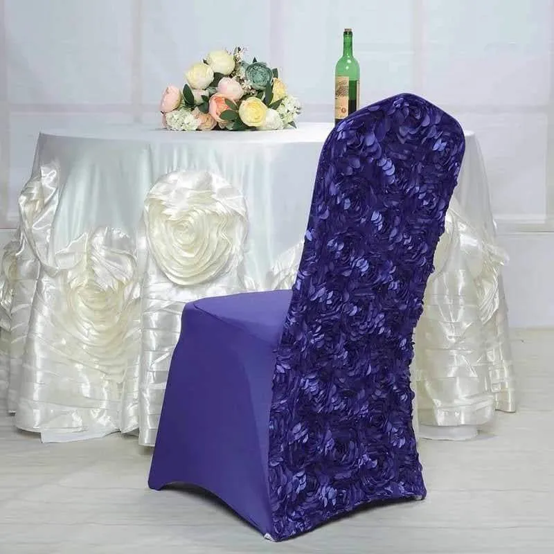 Housse de Chaise Mariage Bleu Nuit