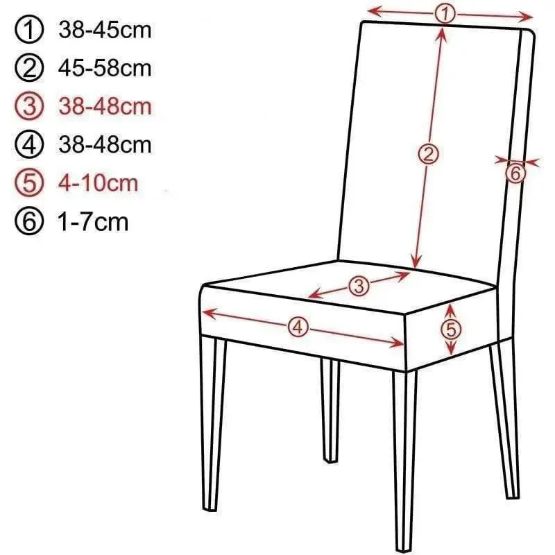 Housse de Chaise Noir