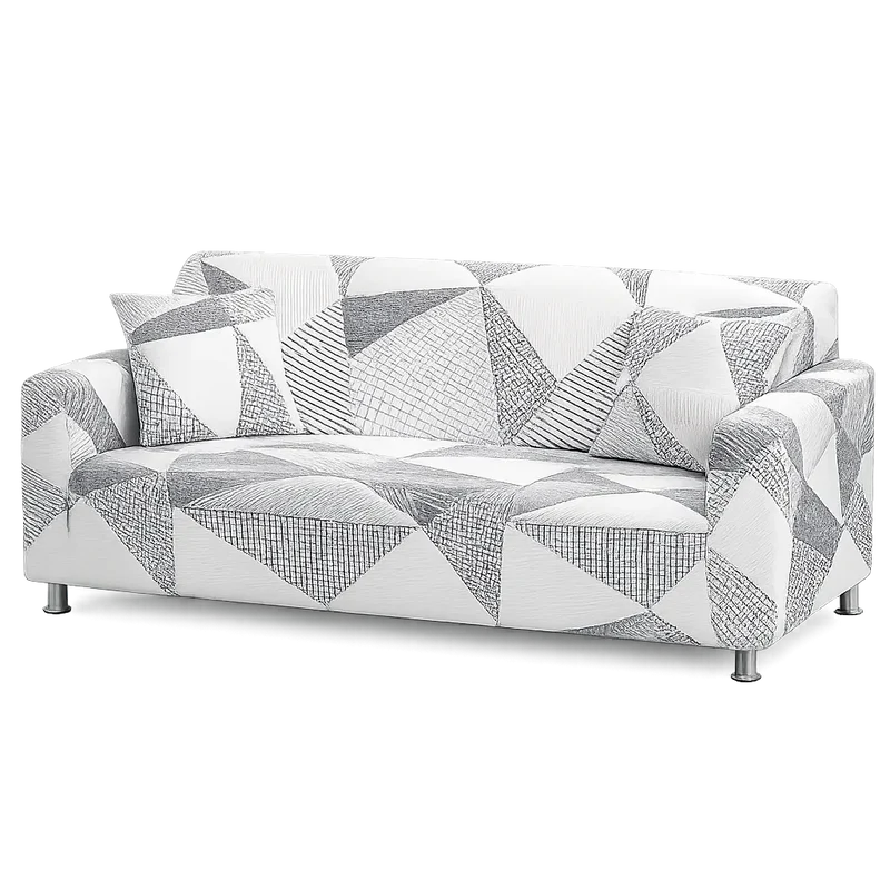 Motif Scandinave - Housse De Canapé Extensible