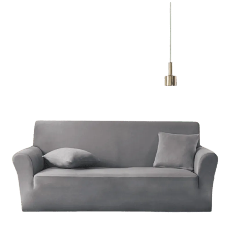 Housse de Canapé Gris
