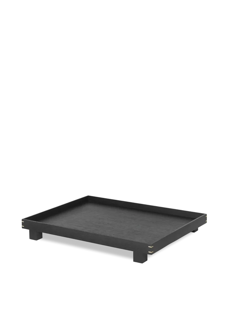 Bon Wooden Tray - Large - Black Painted Oak