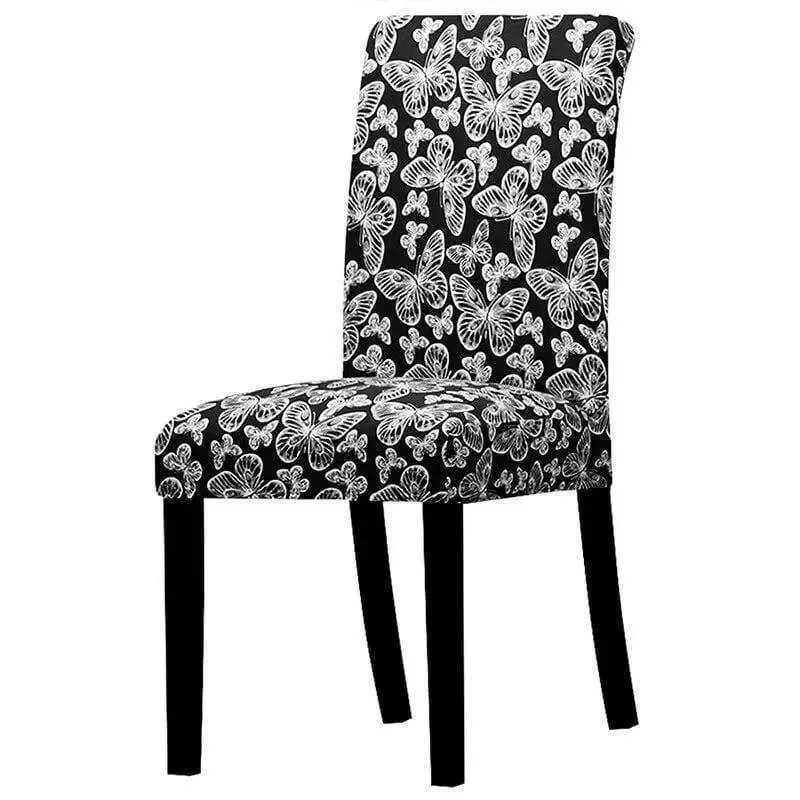 Housse De Chaise Motif Extensible - POURTISA