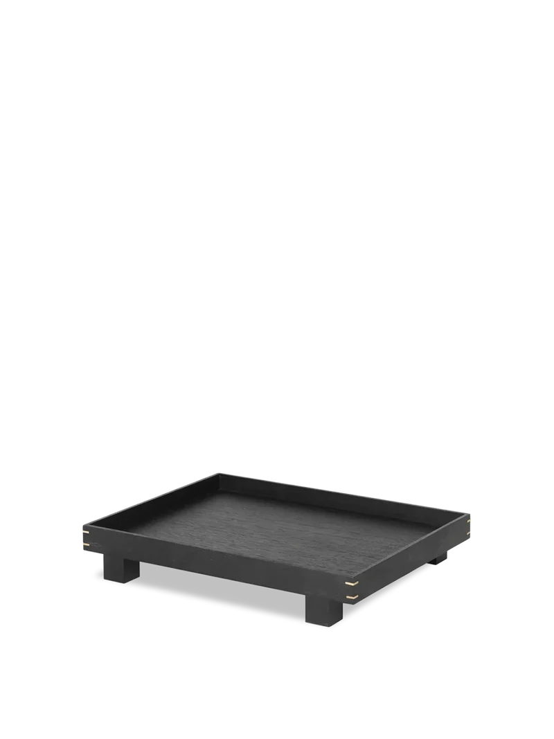 Bon Wooden Tray - Small - Black Painted Oak