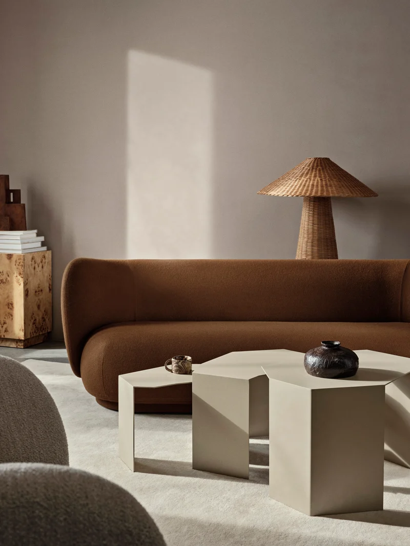 Rico Sofa 3-seater - Tonus - Sugar Kelp