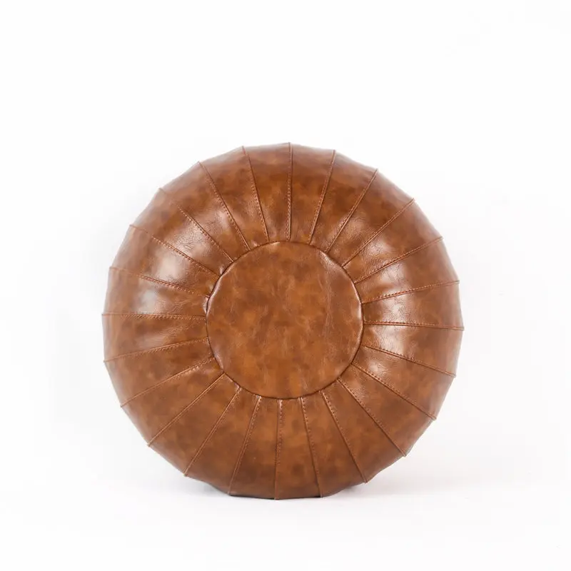 Housse de Pouf en Cuir RILEY