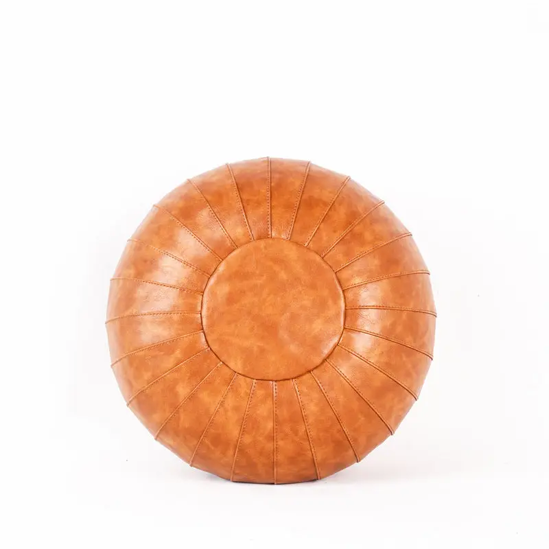 Housse de Pouf en Cuir RILEY