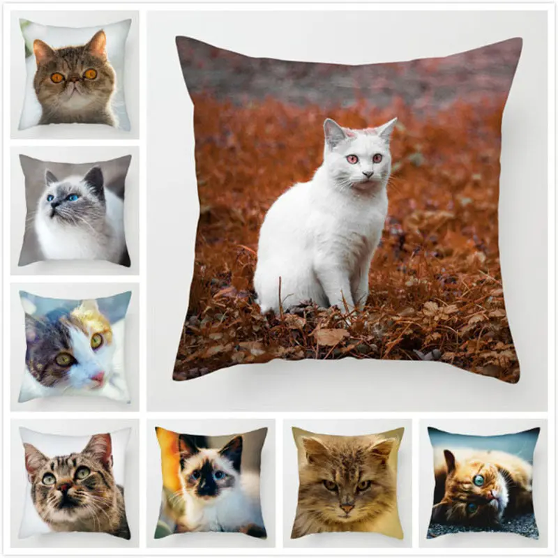 Housse de Coussin Décorative FELINO
